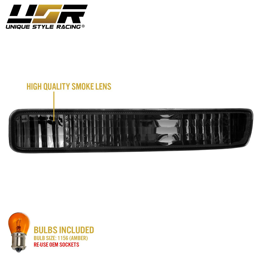 1996 1997 Honda Accord Clear or Smoke or Amber Lens Front Bumper Signal Light 
#lens-color_smoke-lens