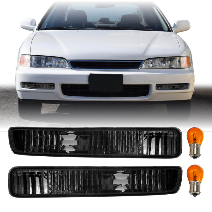 1996 1997 Honda Accord Clear or Smoke or Amber Lens Front Bumper Signal Light 
#lens-color_smoke-lens