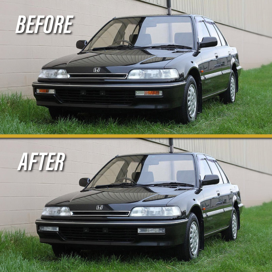 1990 1991 Honda Civic Clear, Smoke or Amber Bumper Turn Signal Light
#lens-color_clear-lens