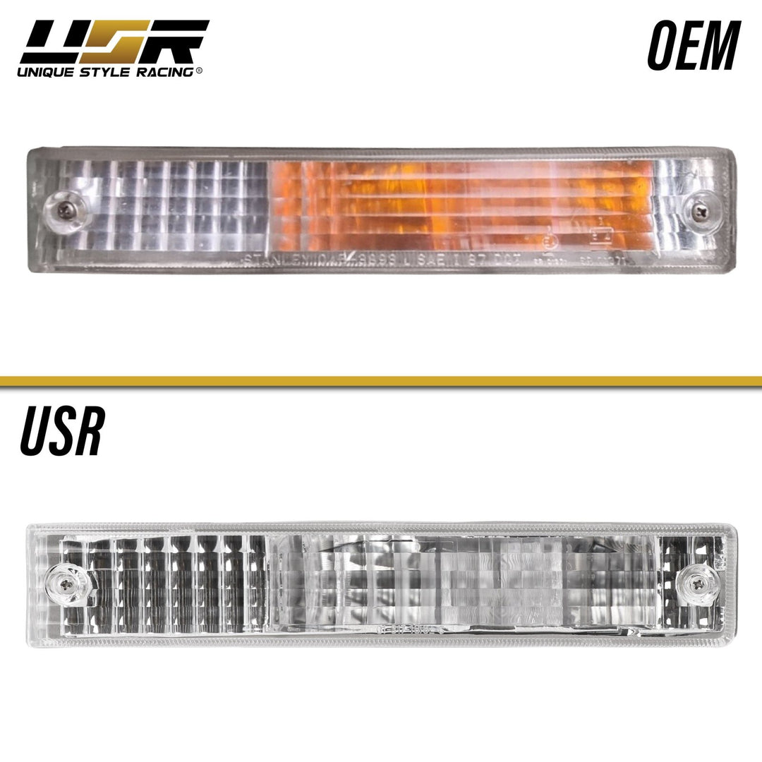 1990 1991 Honda Civic Clear, Smoke or Amber Bumper Turn Signal Light
#lens-color_clear-lens