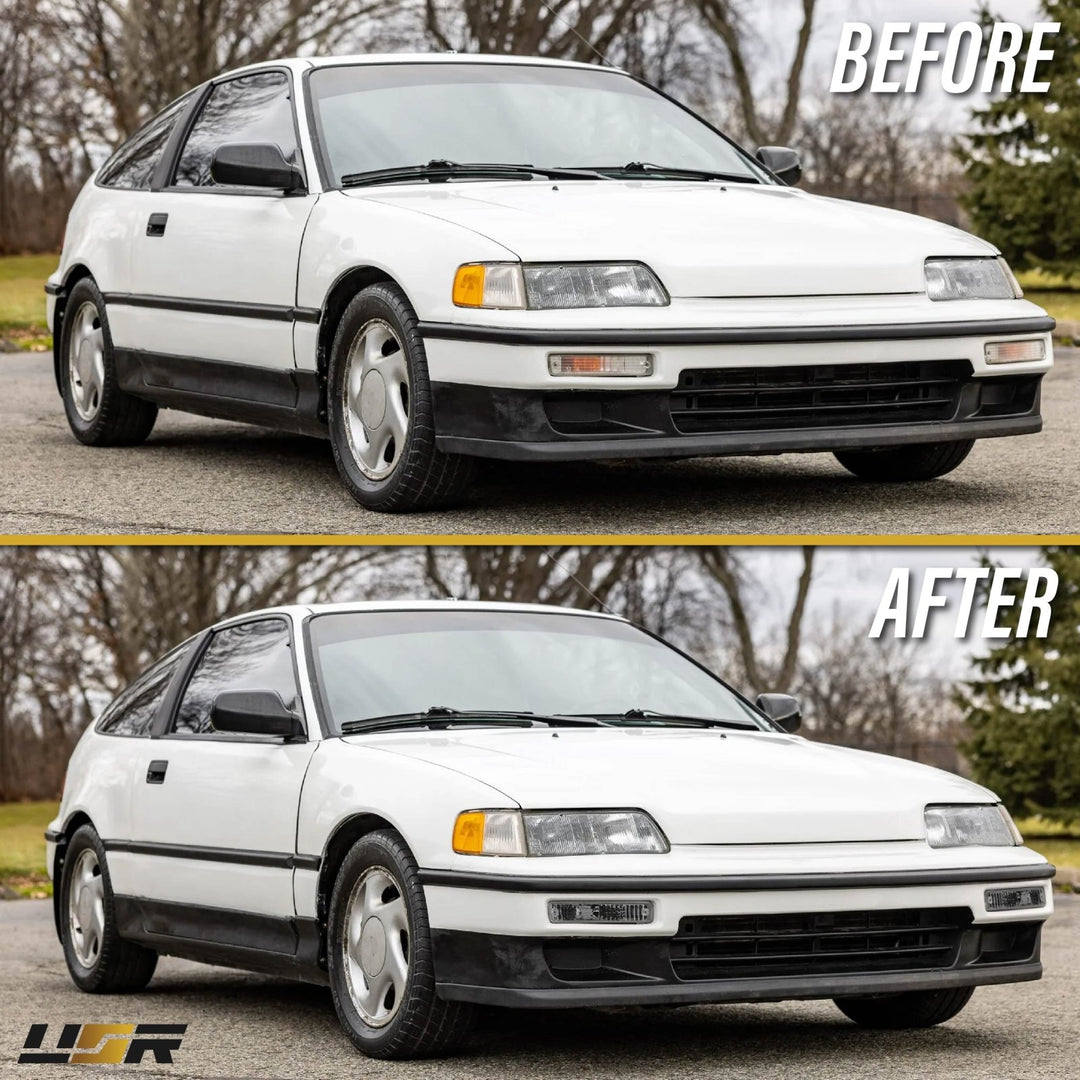 1990 1991 Honda CRX CRX Front Clear or Smoke or Amber Bumper Signal Lights
#lens-color_smoke-lens