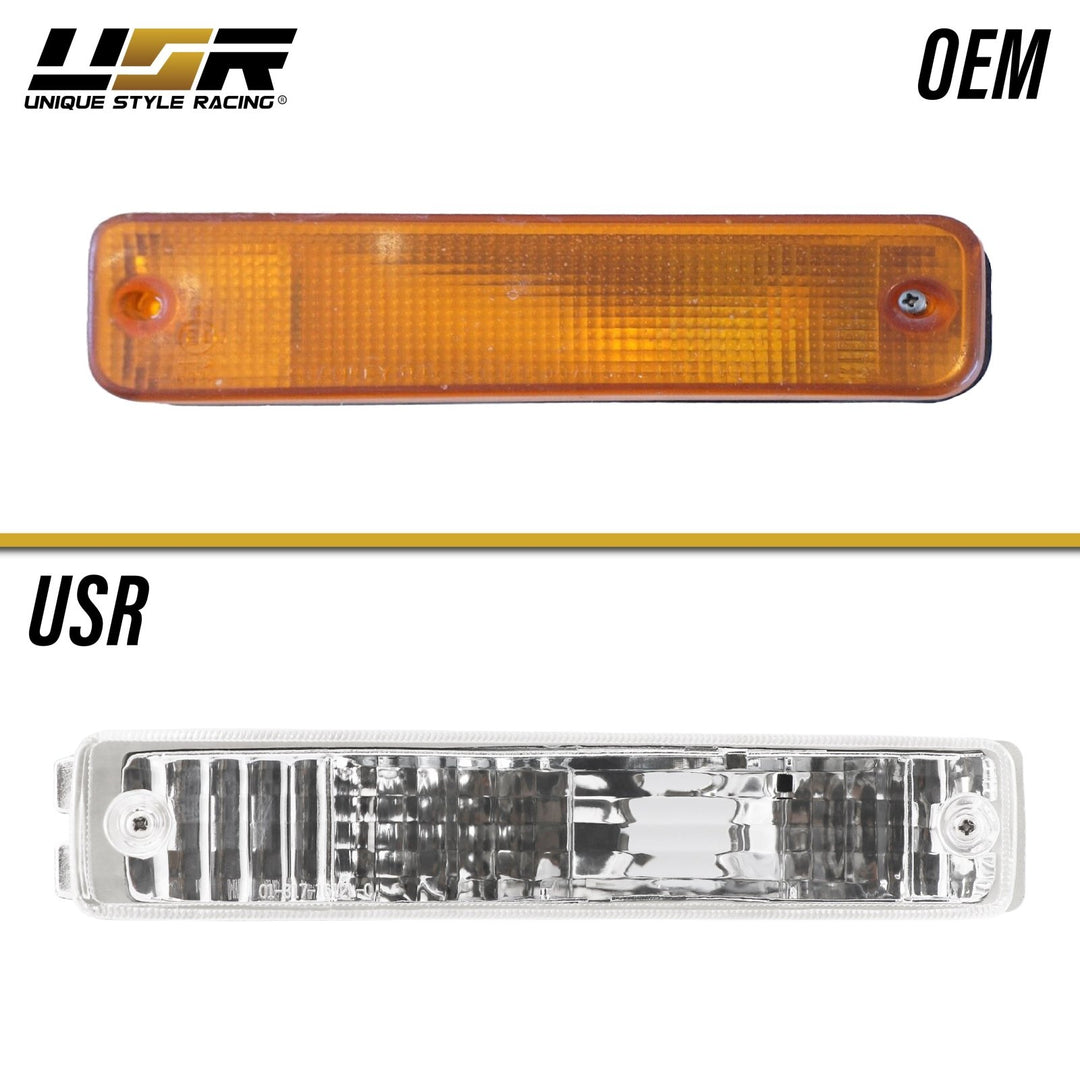 1990 1991 Honda CRX CRX Front Clear or Smoke or Amber Bumper Signal Lights
#lens-color_clear-lens