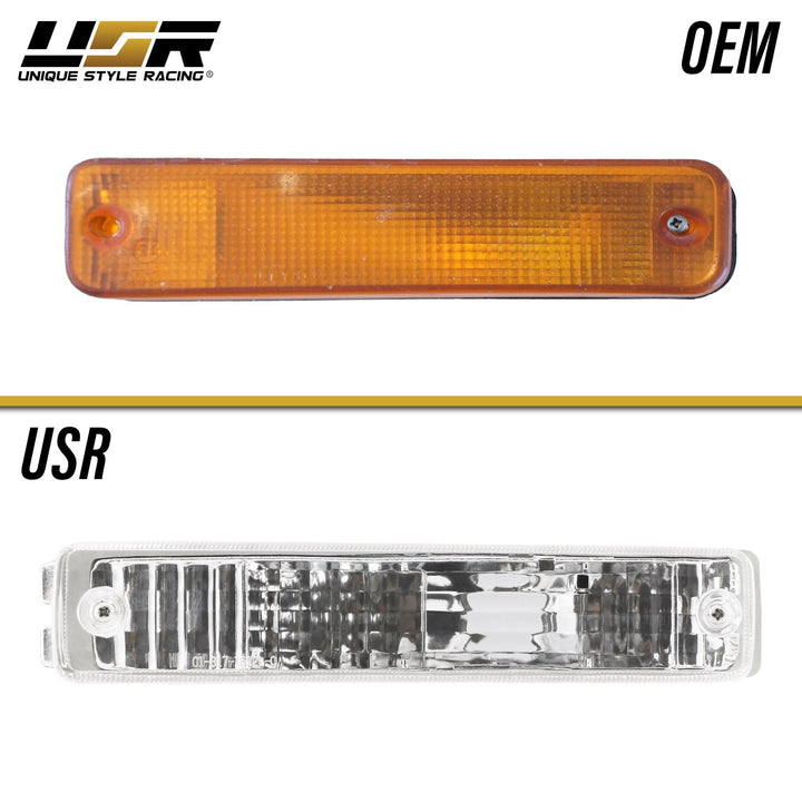 1990 1991 Honda CRX CRX Front Clear or Smoke or Amber Bumper Signal Lights
#lens-color_clear-lens