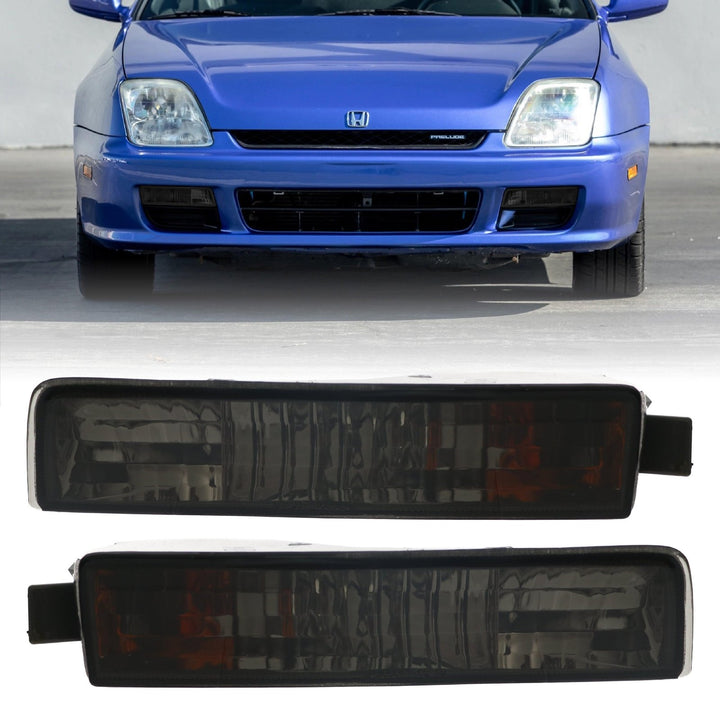1997 - 2001 Honda Prelude JDM Style Smoke Bumper Signal Lights