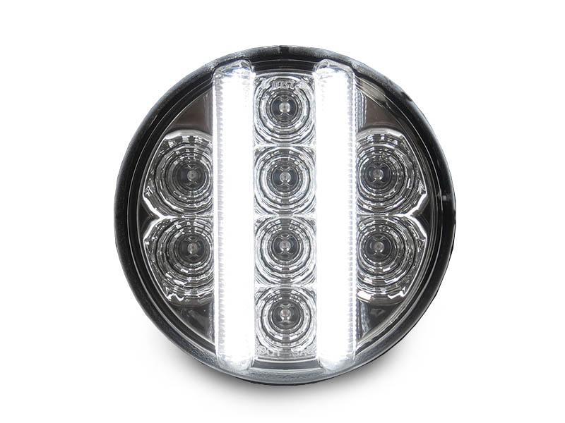 2007 - 2015 Jeep Wrangler JK Dual Color LED Light Bar Clear or Smoke Bumper Signal Lights