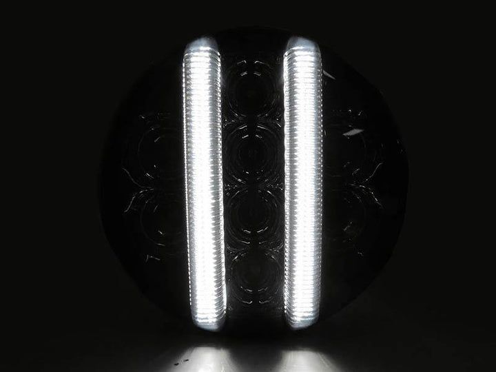 2007 - 2015 Jeep Wrangler JK Dual Color LED Light Bar Clear or Smoke Bumper Signal Lights
