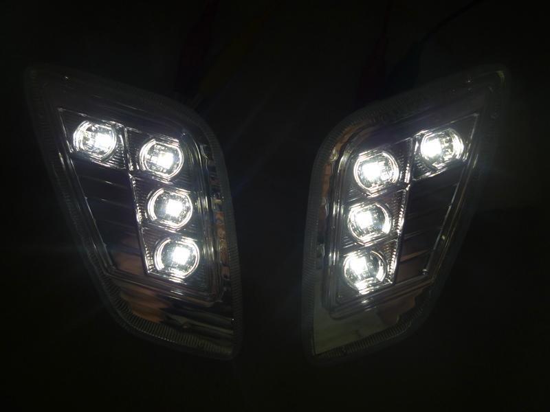 1997 - 2006 Jeep Wrangler TJ Crystal Clear or Smoke Front Bumper Lights + LED Side Marker Lights