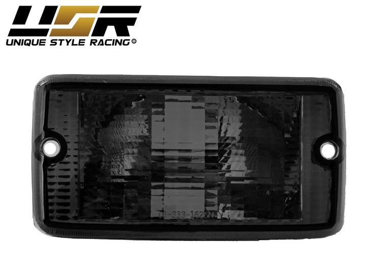1997 - 2006 Jeep Wrangler TJ Crystal Clear or Smoke Front Bumper Lights + LED Side Marker Lights