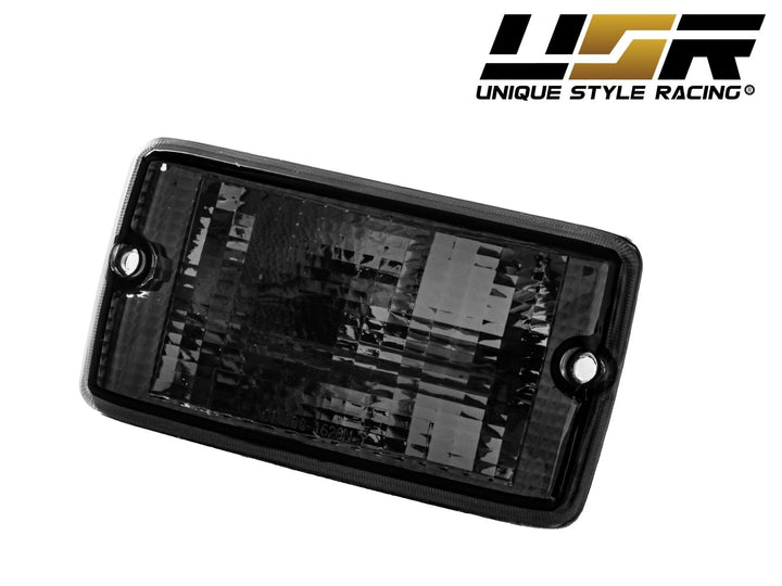 1997 - 2006 Jeep Wrangler TJ Crystal Clear or Smoke Front Bumper Lights + LED Side Marker Lights