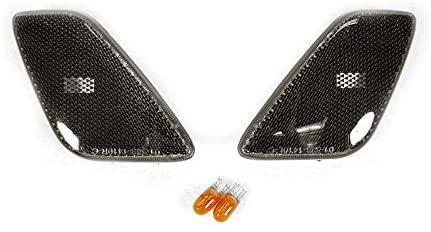 1997 - 2006 Jeep Wrangler TJ Chassis Smoke Bumper Signal Lights + Fender Side Markers Set