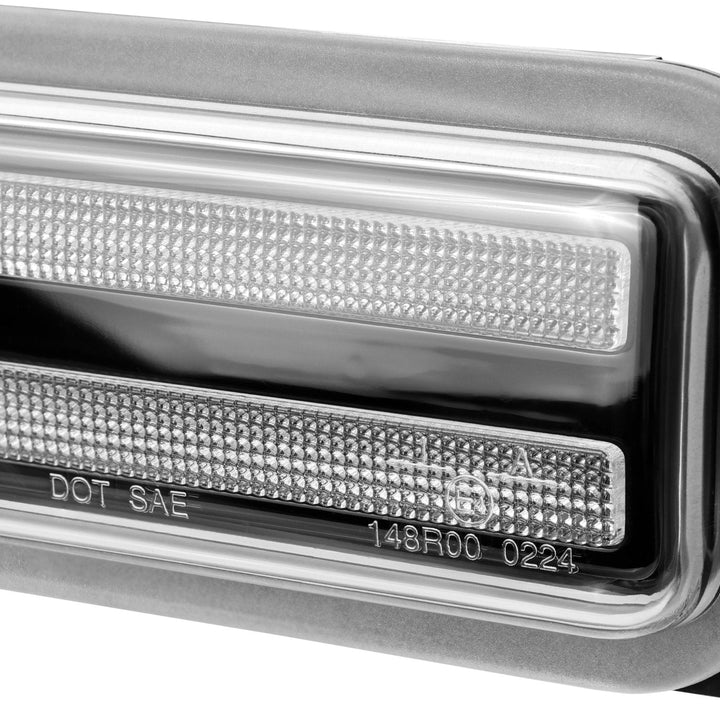 1997 - 2001 Jeep Cherokee Front Clear or Smoke Lens Switchback LED Bumper Turn Signal Light