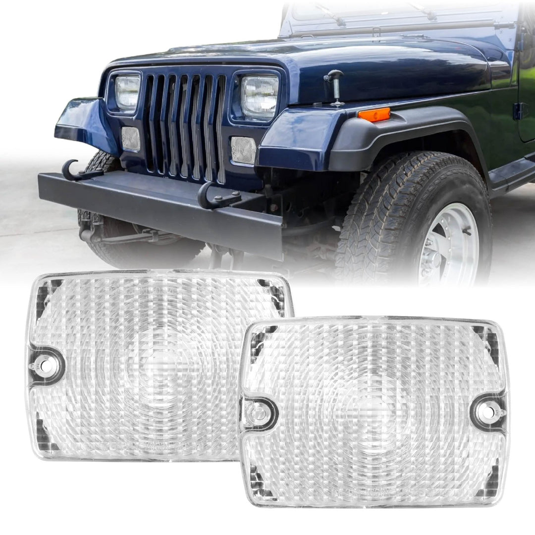 1994 1995 Jeep Wrangler YJ Clear or Smoke Bumper Signal Lights
#lens-color_clear-lens