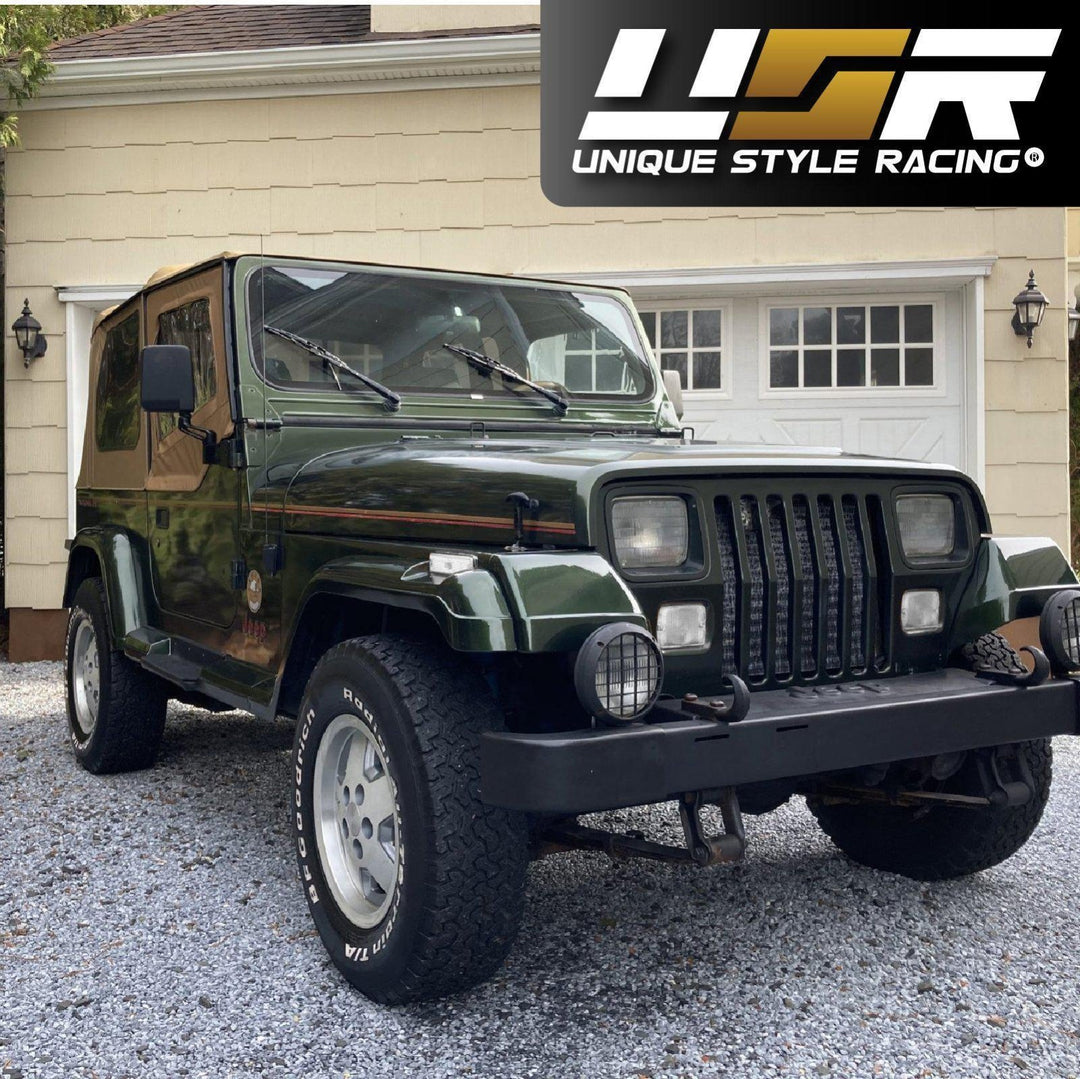 1994 - 1995 Jeep Wrangler YJ Clear or Smoke Bumper Signal Lights + Side Marker Lights