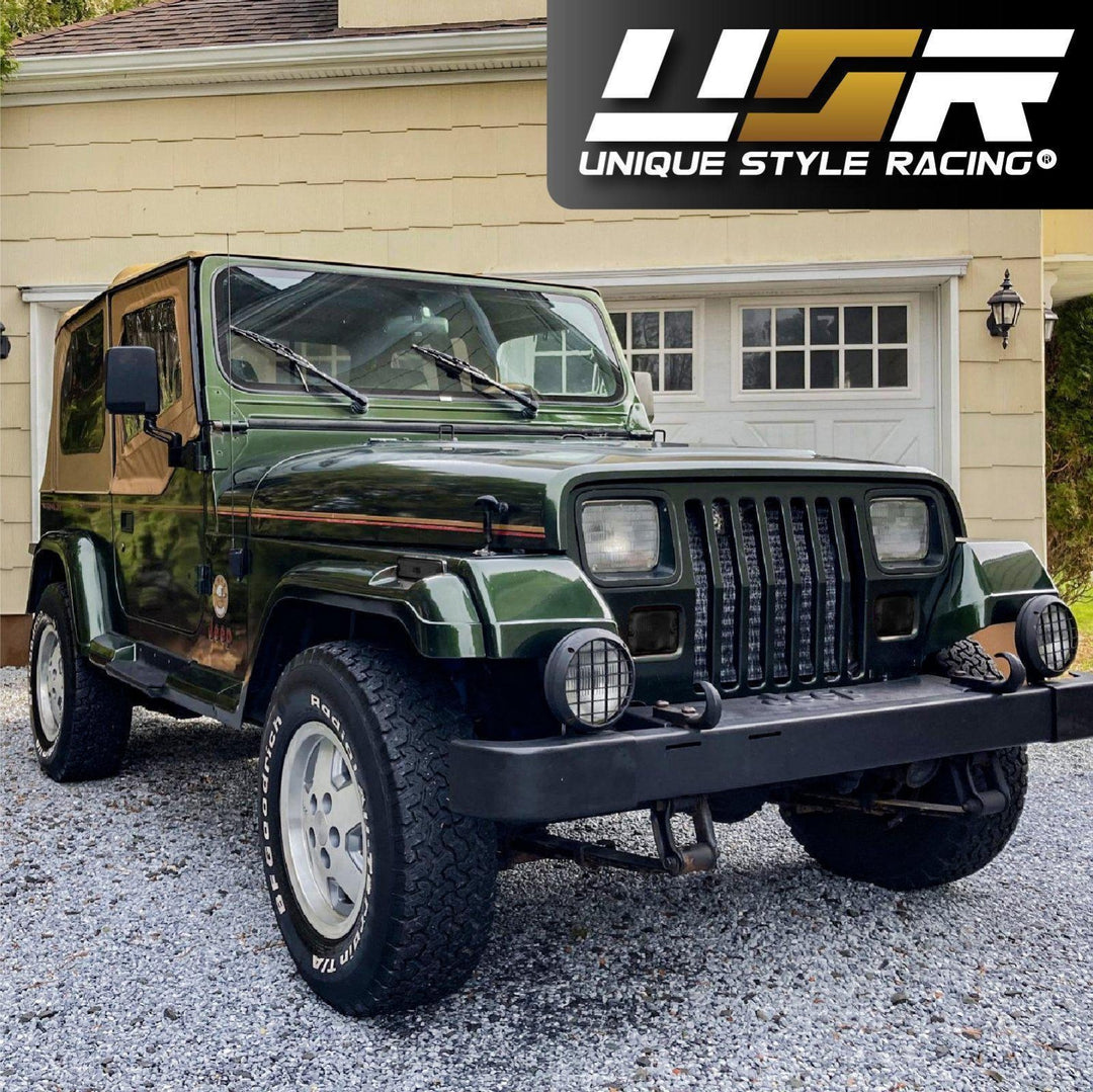 1994 - 1995 Jeep Wrangler YJ Clear or Smoke Bumper Signal Lights + Side Marker Lights