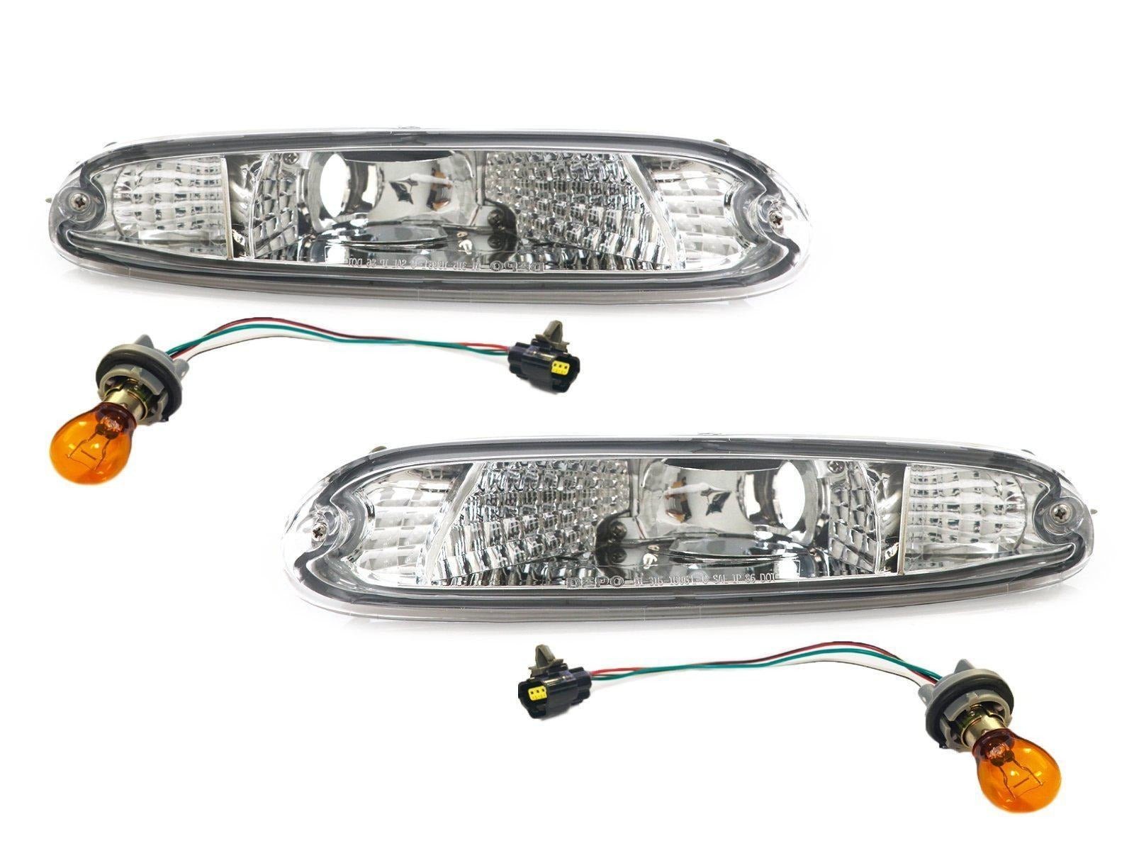 1990-1997 Mazda MK.I MX5 Miata Crystal Clear or Smoke Lens Front