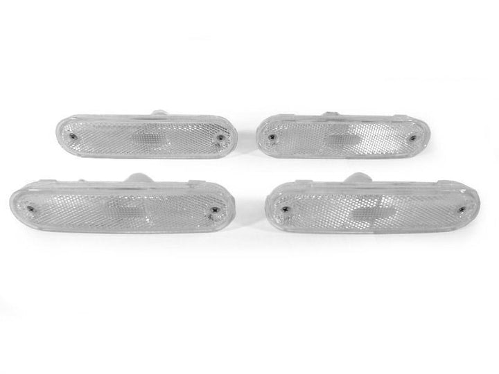 1998 - 2005 Mazda Miata MX5 Clear or Smoke Lens Front + Rear Bumper Side Marker Lights