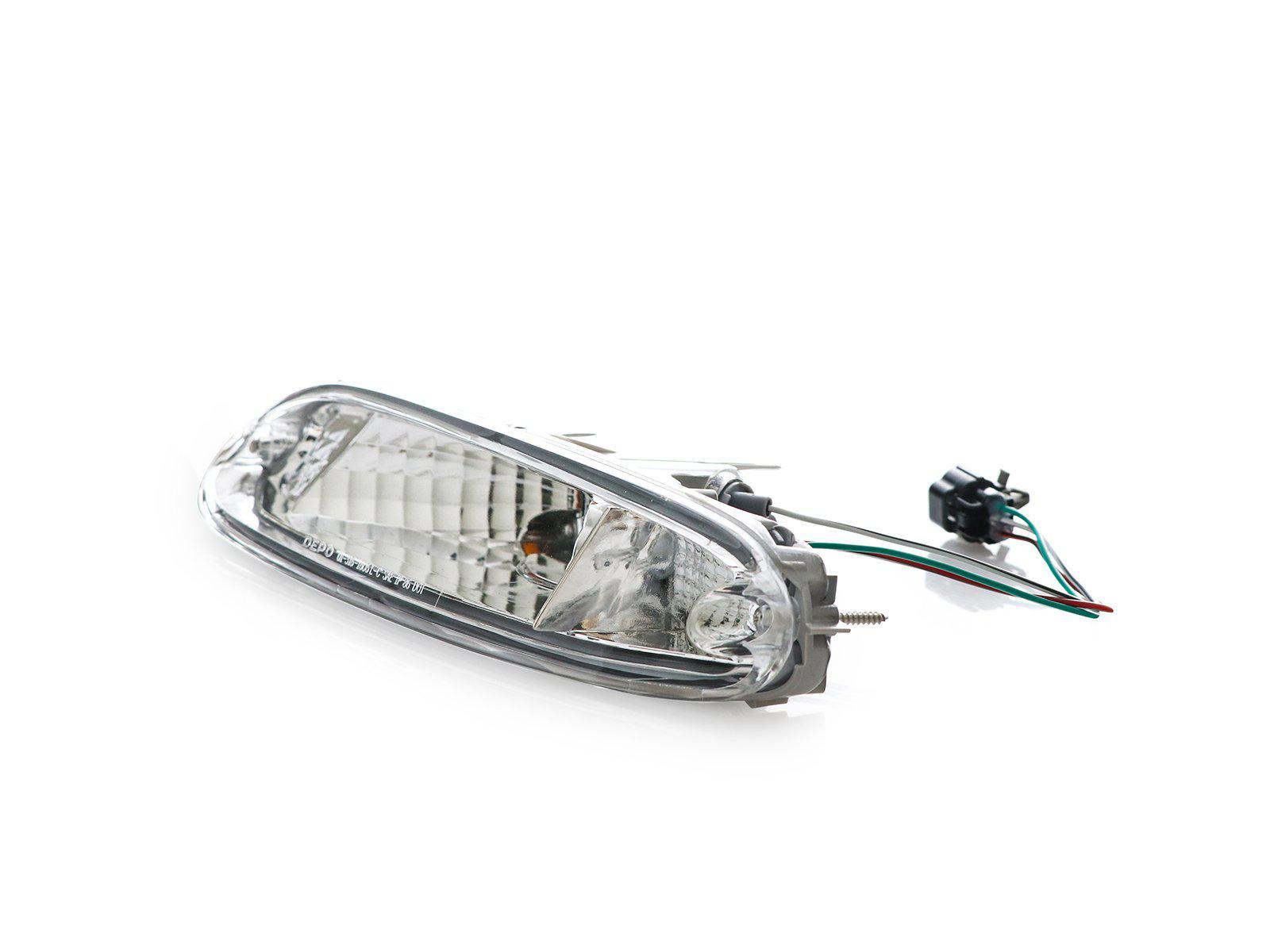 G-PLUS Clear Lens Front Bumper Signal Lights For Mazda MX-5 Miata 1990-1997 - Direct Replacement