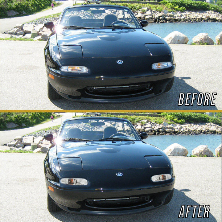 1990 - 1997 Mazda MK.I MX5 Miata Crystal Clear or Smoke Lens Front Bumper Turn Signal Lights