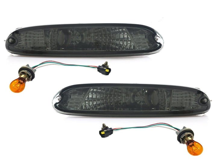 1990 - 1997 Mazda MK.I MX5 Miata Crystal Clear or Smoke Lens Front Bumper Turn Signal Lights