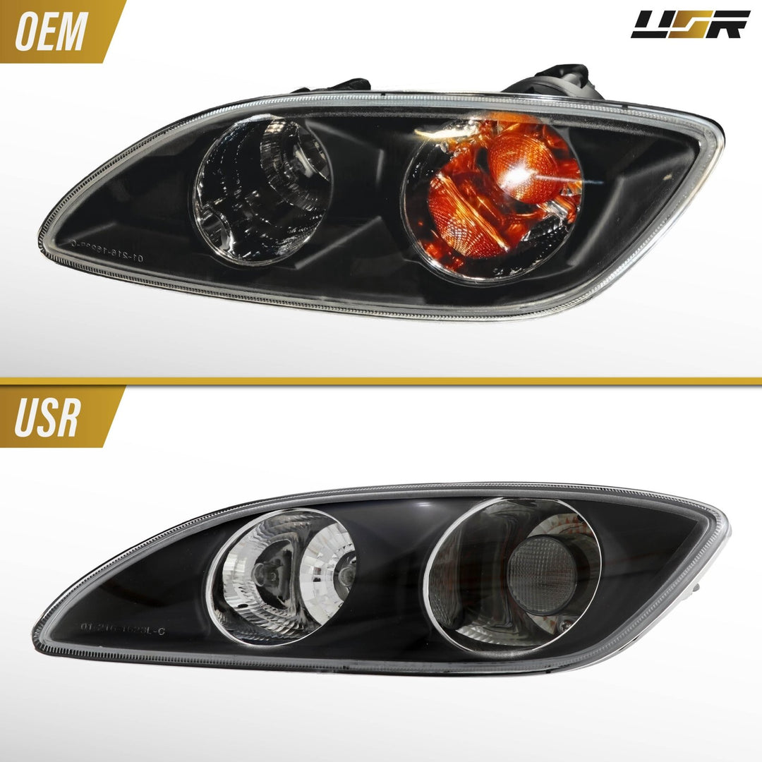 1999+ Mazda RX7 RX7 FD3S Kouki JDM Spec Black Housing All Clear Lens Front Bumper Turn Signal Lights