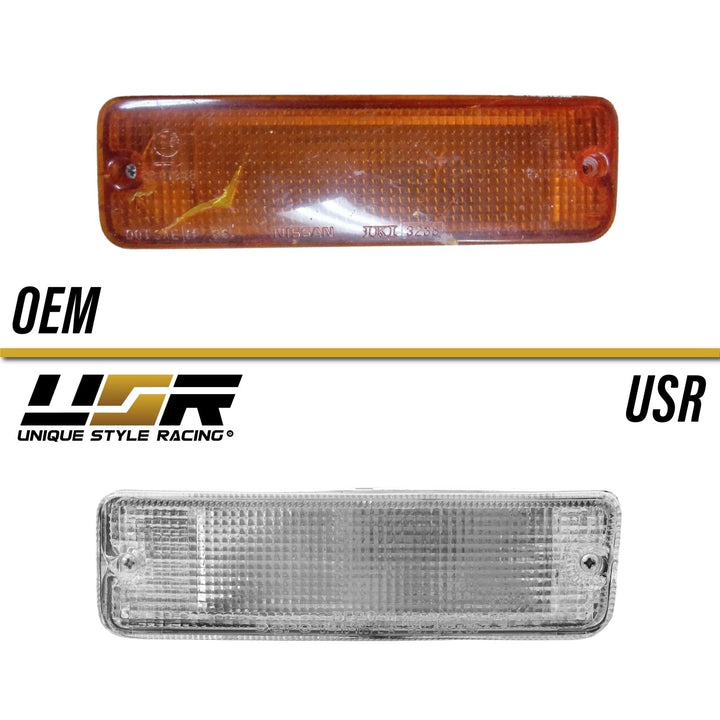1989 - 1990 Nissan 240SX S13 / 1990 - 1992 Stanza Clear Bumper Signal Light