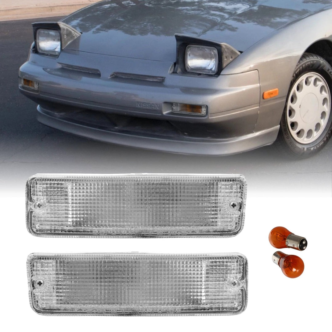 1989 - 1990 Nissan 240SX S13 / 1990 - 1992 Stanza Clear Bumper Signal Light
