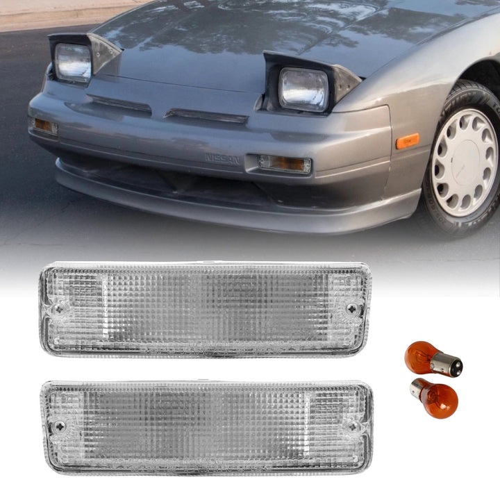 1989 - 1990 Nissan 240SX S13 / 1990 - 1992 Stanza Clear Bumper Signal Light