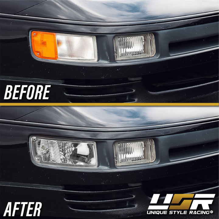 1990 - 1996 Nissan 300ZX Z32 Front Crystal Clear or Smoke Bumper Signal Lights