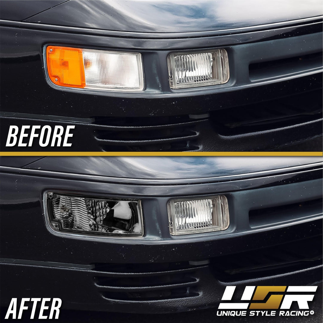 1990 - 1996 Nissan 300ZX Z32 Front Crystal Clear or Smoke Bumper Signal Lights
