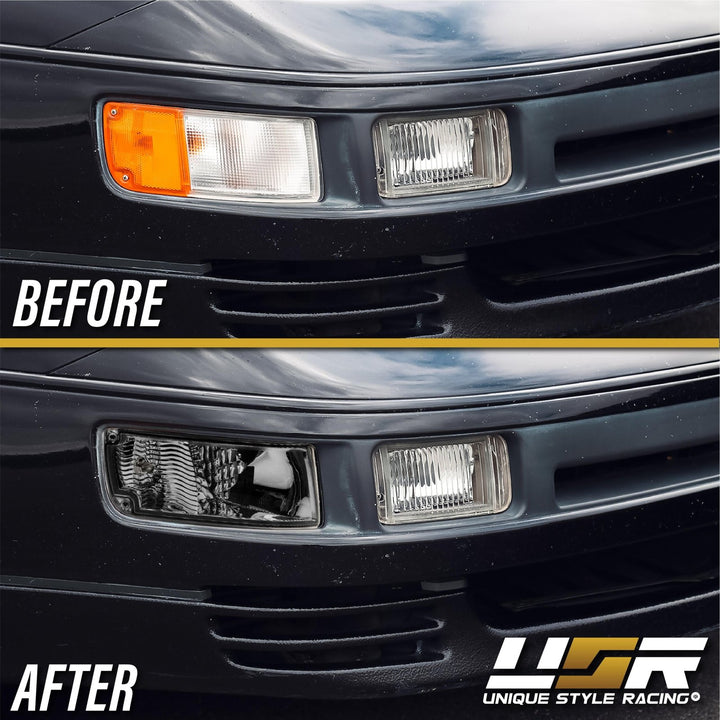 1990 - 1996 Nissan 300ZX Z32 Front Crystal Clear or Smoke Bumper Signal Lights