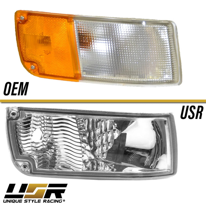 1990 - 1996 Nissan 300ZX Z32 Front Crystal Clear or Smoke Bumper Signal Lights