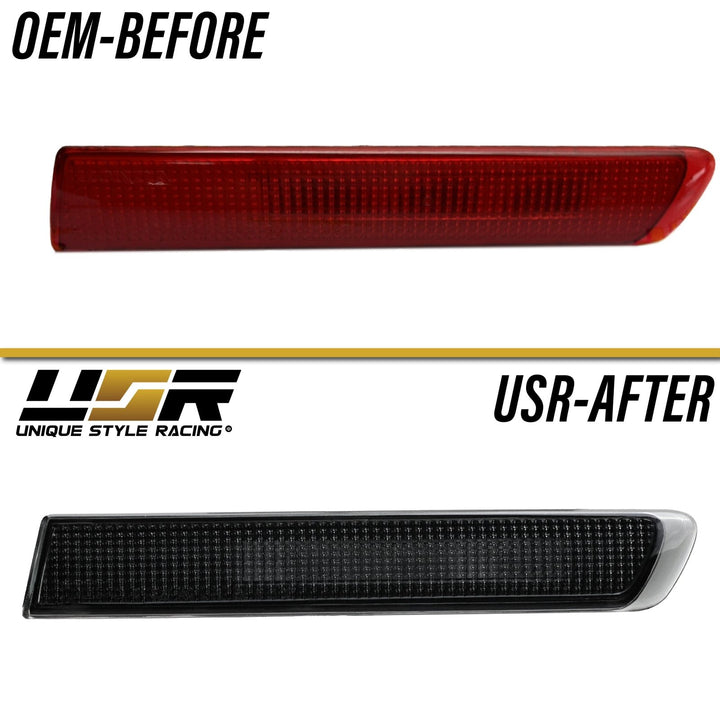 2004-2008 Acura TL OEM Replica Smoke Lens Red LED Rear Side Marker Lights