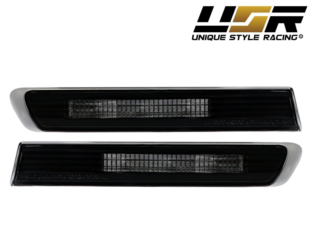 2004 - 2008 Acura TL Smoke 4 Pieces Switchback LED Side Marker Lights For Base OR Type S Models