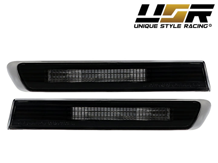 2004 - 2008 Acura TL Smoke 4 Pieces Switchback LED Side Marker Lights For Base OR Type S Models