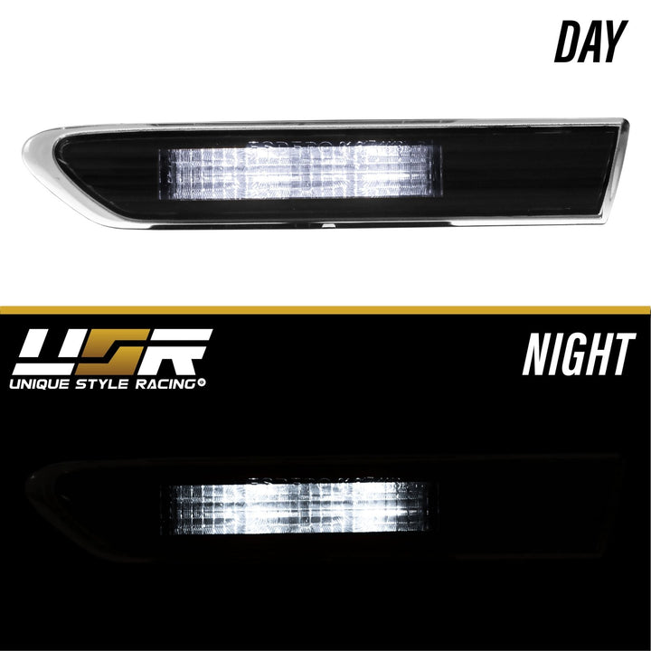 2004 - 2008 Acura TL Smoke 4 Pieces Switchback LED Side Marker Lights For Base OR Type S Models