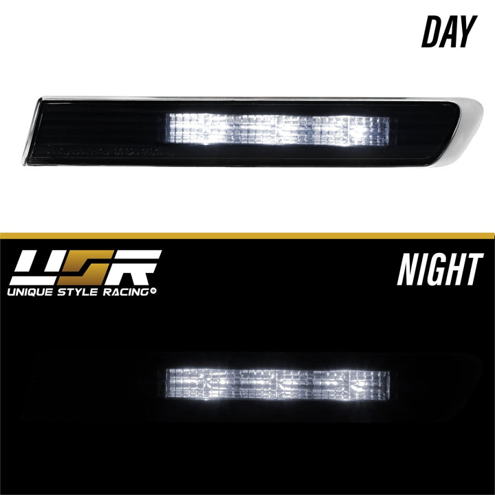 2004 - 2008 Acura TL Smoke 4 Pieces Switchback LED Side Marker Lights For Base OR Type S Models