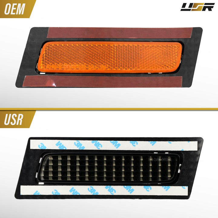 2006 2007 2008 Audi A4 / S4 B7 Clear or Smoke Lens Front Bumper Reflector
#lens-color_smoke-lens