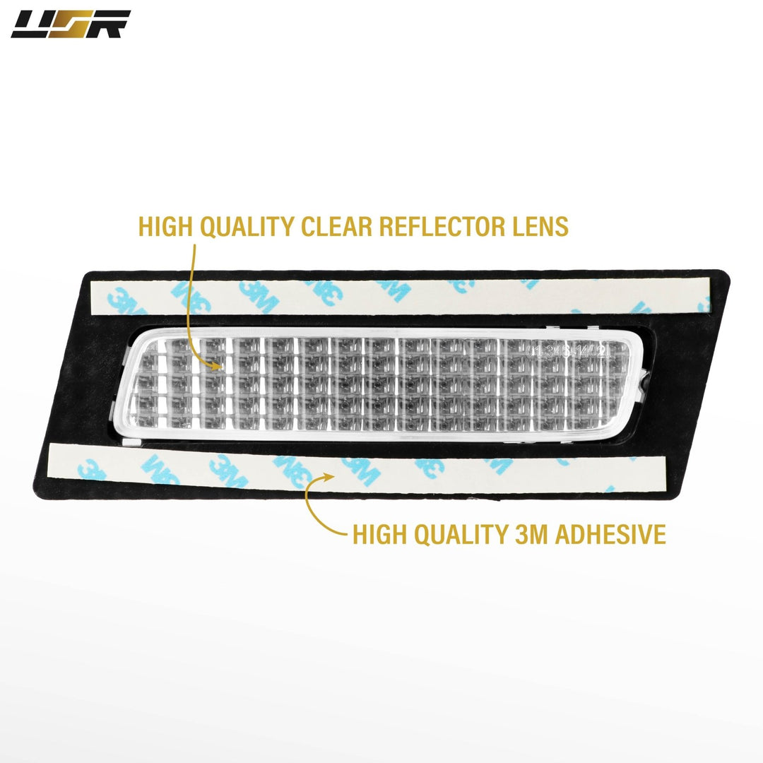 2006 - 2008 Audi A4 / S4 B7 Clear or Smoke Lens Front Bumper Reflector