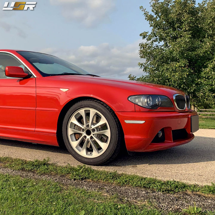 2004 - 2006 BMW E46 3 Series 2D Coupe/Cabrio Clear or Smoke Lens Bumper Reflector Light