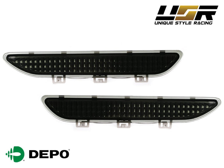2004 2005 2006 BMW E46 3 Series 2D Coupe/Cabrio Clear or Smoke Lens Bumper Reflector Light

#lens-color_smoke-lens