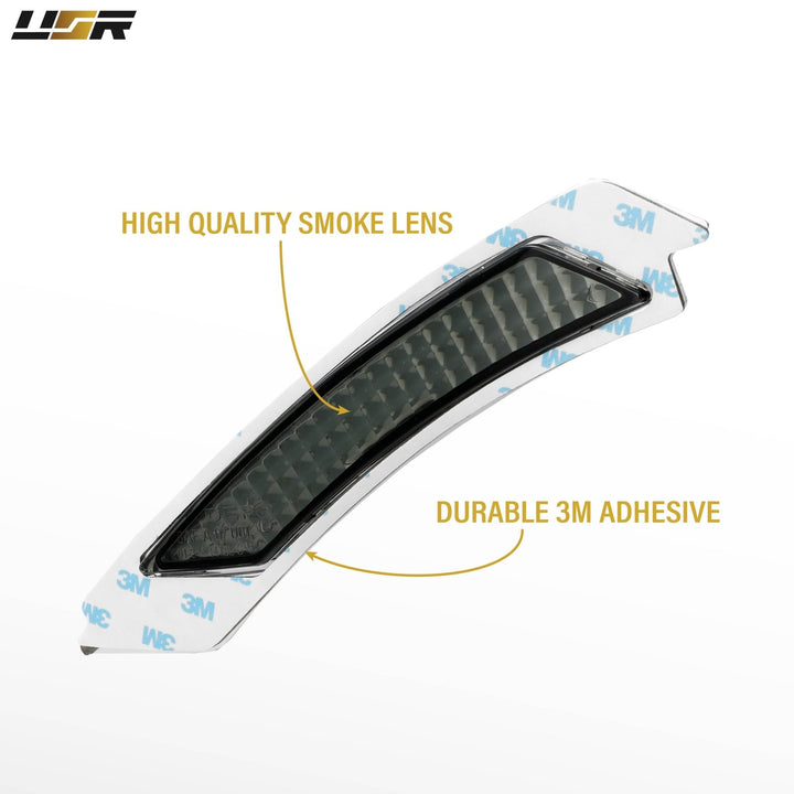 2009 2010 2011 BMW 3 Series E90 / E91 LCI 4D / 5D Clear or Smoke Front Bumper Reflector Light 
#lens-color_crystal-smoke-lens