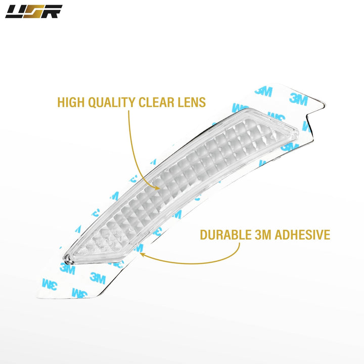 2009 2010 2011 BMW 3 Series E90 / E91 LCI 4D / 5D Clear or Smoke Front Bumper Reflector Light 
#lens-color_crystal-clear-lens