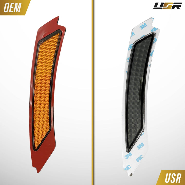 2009 2010 2011 BMW 3 Series E90 / E91 LCI 4D / 5D Clear or Smoke Front Bumper Reflector Light 
#lens-color_crystal-smoke-lens