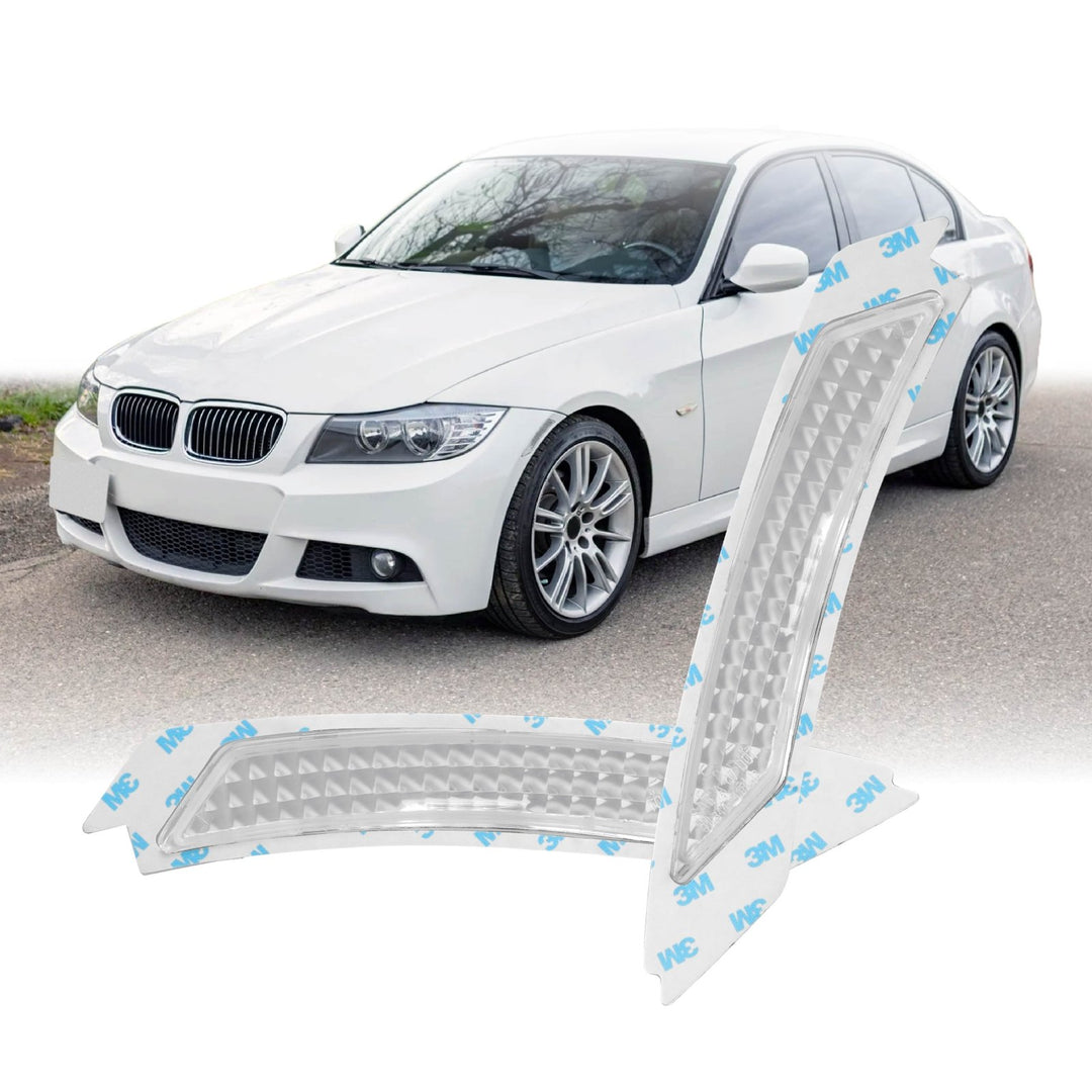 2009 2010 2011 BMW 3 Series E90 / E91 LCI 4D / 5D Clear or Smoke Front Bumper Reflector Light 
#lens-color_crystal-clear-lens