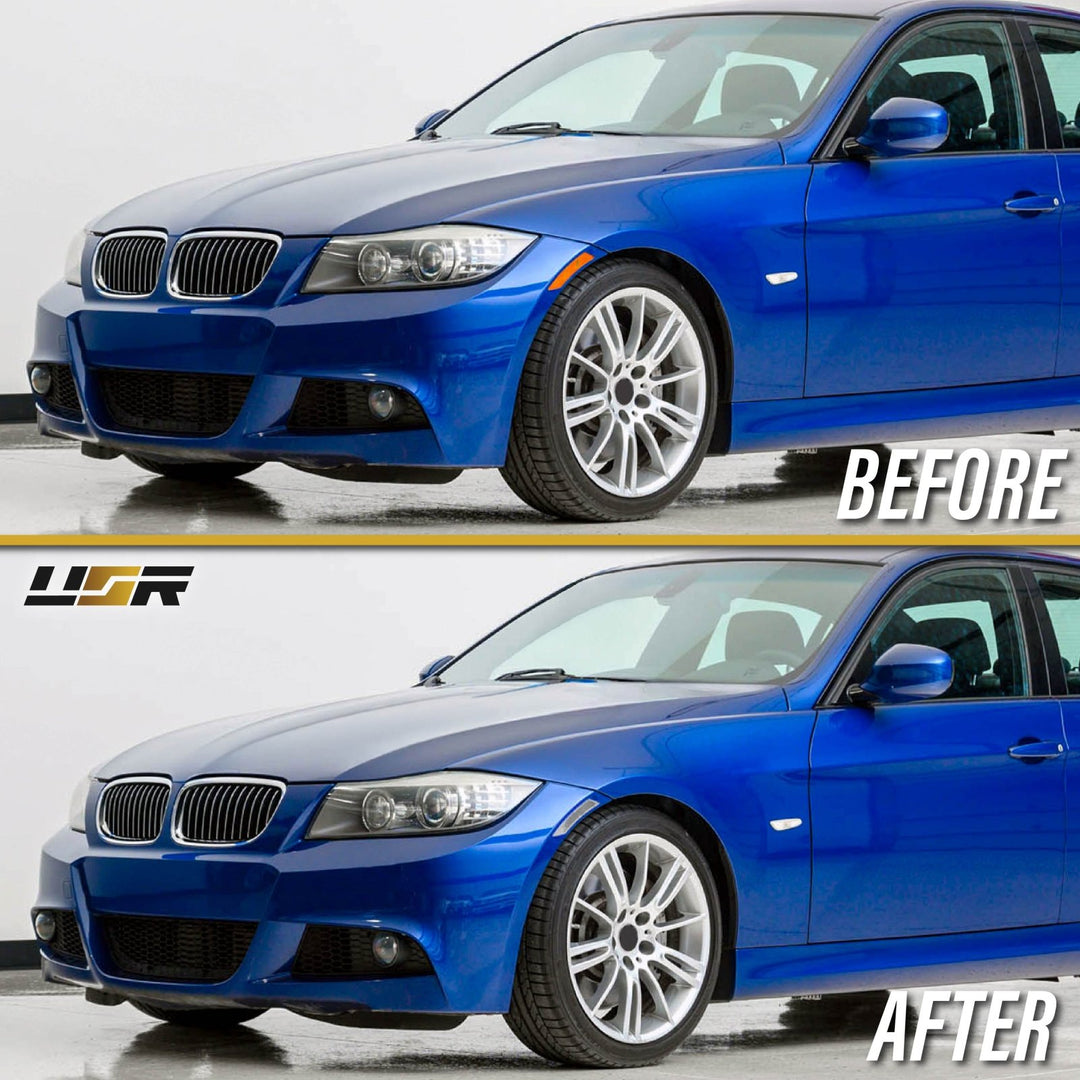 2009 2010 2011 BMW E90/E91 4D/5D OE Frosted Clear or Smoke Front Bumper Reflector 
#lens-color_oe-frosted-style-clear-lens