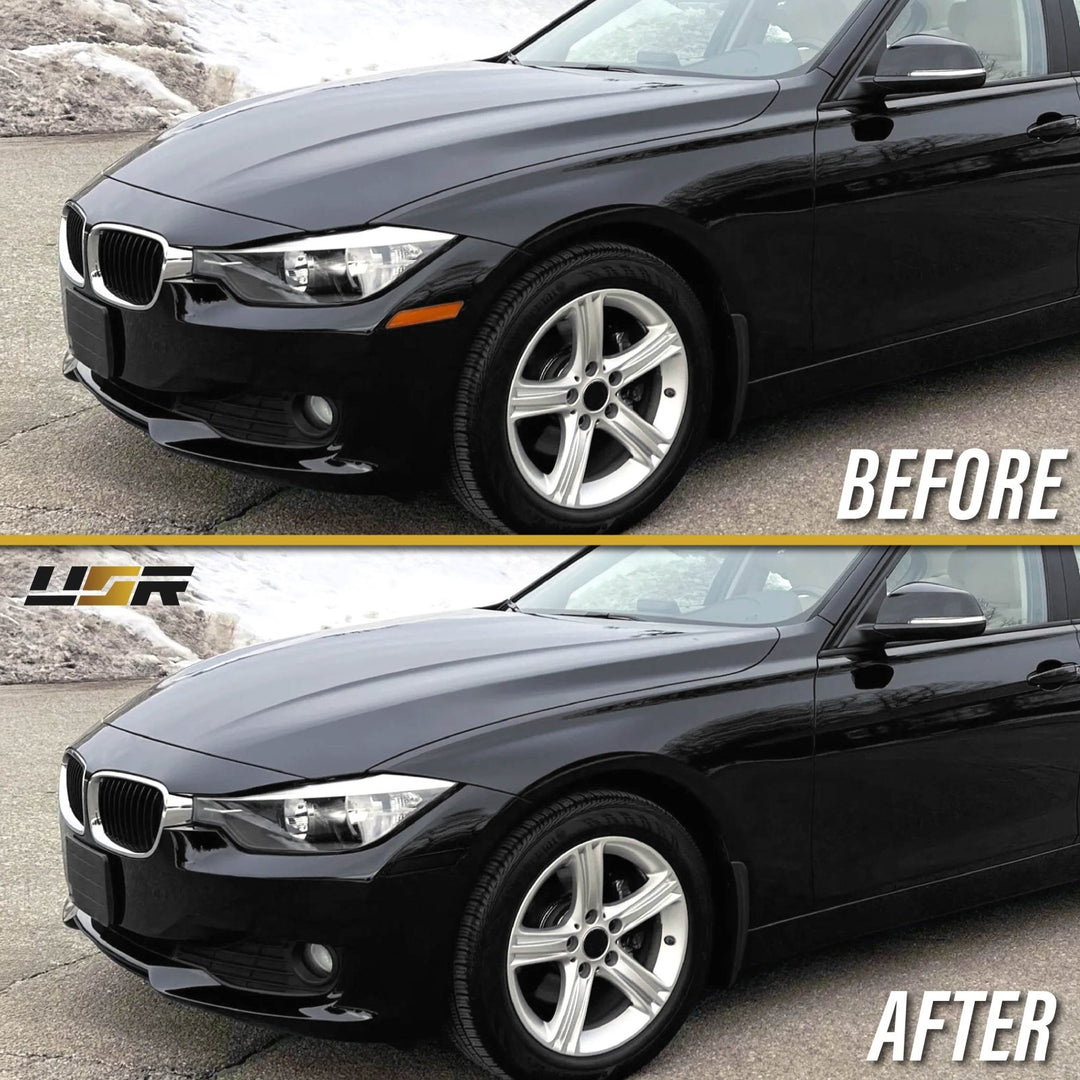 2012 2013 2014 2015 BMW 3 Series F30 / F31 Frosted Clear or Frosted Smoke Lens or Jet Black 668 or Glacier Silver A83 Front Bumper Reflector Light
#lens-color_painted-jet-black-668
