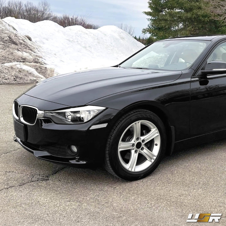 2012 2013 2014 2015 BMW 3 Series F30 / F31 Frosted Clear or Frosted Smoke Lens or Jet Black 668 or Glacier Silver A83 Front Bumper Reflector Light
#lens-color_clear-lens