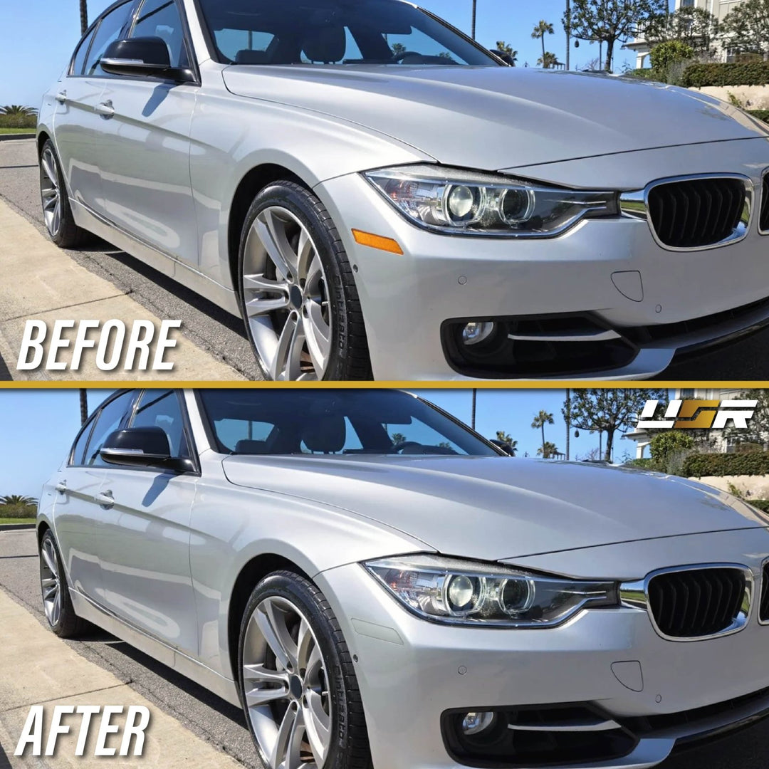 2012 2013 2014 2015 BMW 3 Series F30 / F31 Frosted Clear or Frosted Smoke Lens or Jet Black 668 or Glacier Silver A83 Front Bumper Reflector Light
#lens-color_painted-glacier-silver-a83