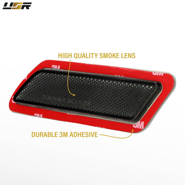 2012 2013 2014 2015 BMW 3 Series F30 / F31 Frosted Clear or Frosted Smoke Lens or Jet Black 668 or Glacier Silver A83 Front Bumper Reflector Light
#lens-color_smoke-lens