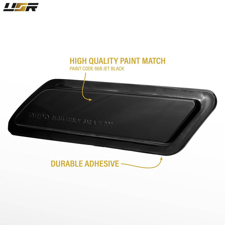 2012 2013 2014 2015 BMW 3 Series F30 / F31 Frosted Clear or Frosted Smoke Lens or Jet Black 668 or Glacier Silver A83 Front Bumper Reflector Light
#lens-color_painted-jet-black-668